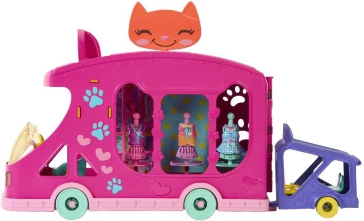 Enchantimals Kitty Fashion Shop on Wheels – Playset