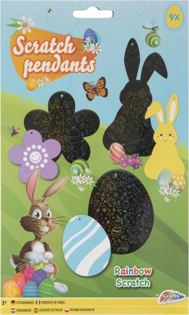 Scratch-Off Easter Ornaments – set of 3 with scraper