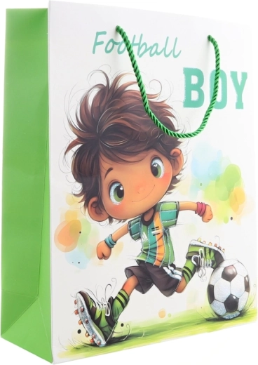 A soccer motif that will delight