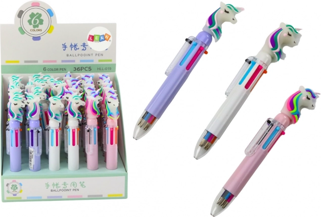 Multicolor Automatic Pen Unicorn – 6 Colors