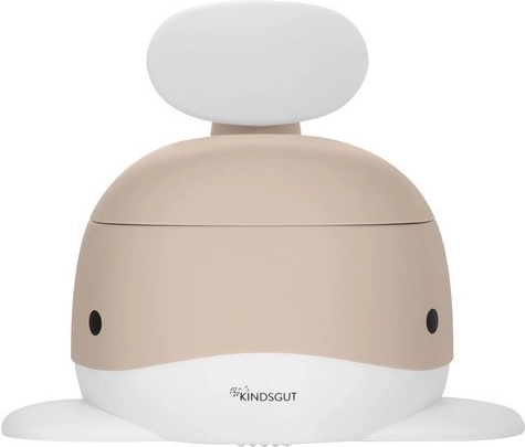 Kindsgut children’s potty in whale shape, sand color - 1 piece