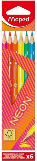 Maped Neon värvipliiatsid 6 tk