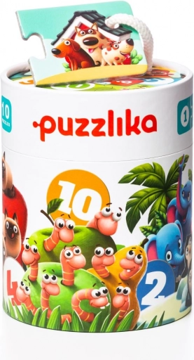 Puzzlika sõbrad – minu esimesed numbripusled 1–10, 20 tükki