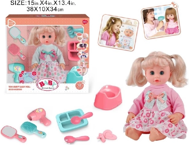 Baby Sweet Love interaktiivne beebinukk potiga ja tarvikutega