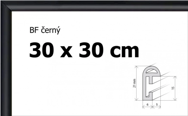 Plastraam 30x30 cm must