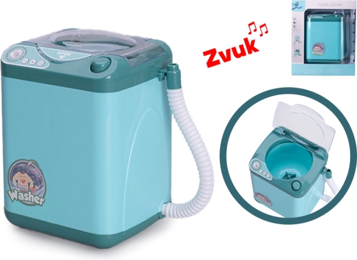 Kids' washing machine with sounds and lights, 14 × 10.5 cm