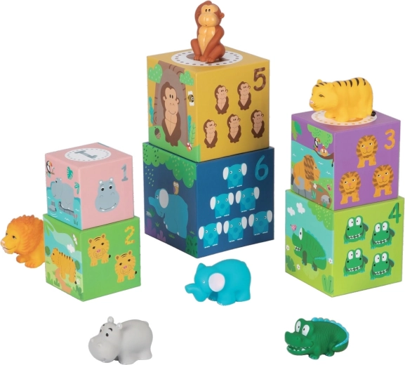 Safari loomadega klotsid lastele firmalt 2Kids Toys