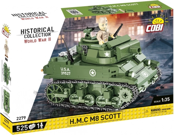 COBI H.M.C. M8 Scott tanki ehituskomplekt 1:35