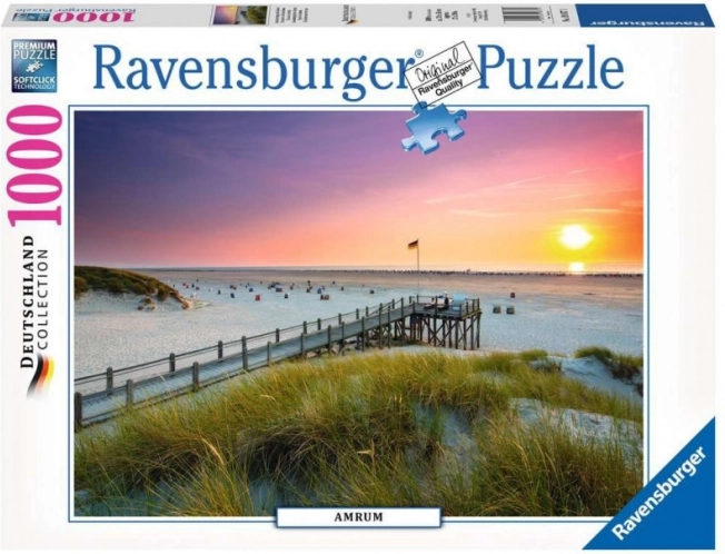 Ravensburger pusle Päikeseloojang Amrumil 1000 tükki
