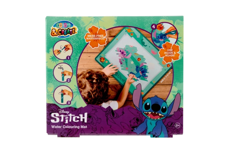 Creative water drawing mat with Stitch character