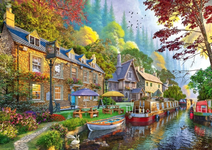 Puzzle RAVENSBURGER Coastal Alley 1000 pieces