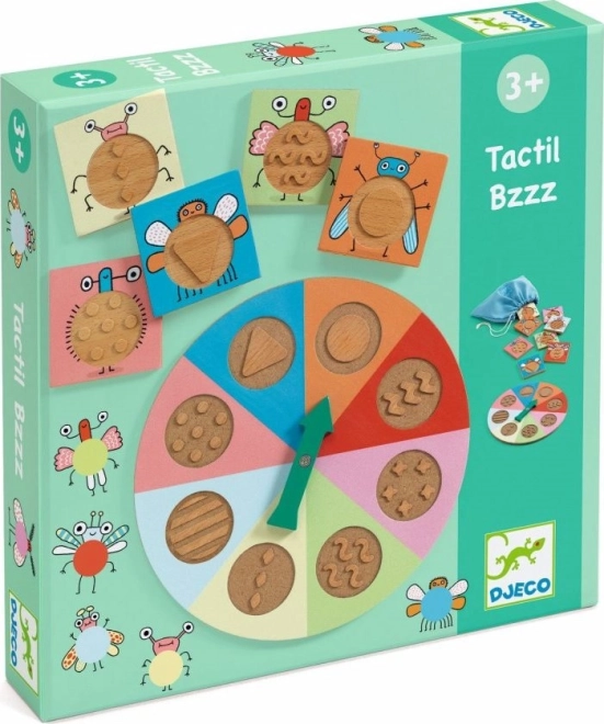 Djeco Wooden Sensory Game Tactil Bzzz