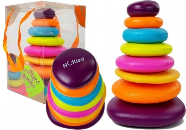 Colorful Pyramid with Rings for Children