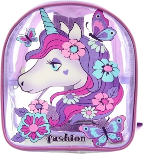 Clear Unicorn Backpack
