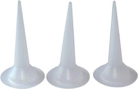 Replacement plastic nozzles for caulking guns (3 pcs)