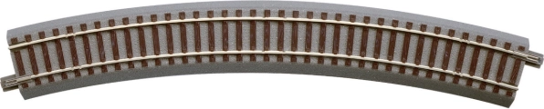 Roco geoLINE curved track R4 with roadbed