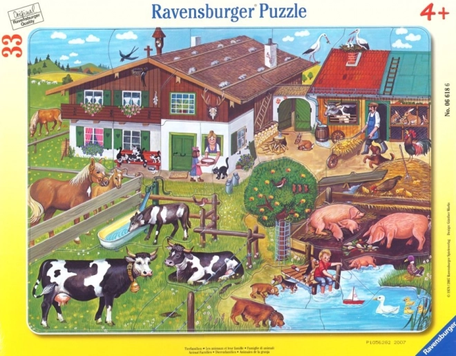 Farm Animals Puzzle 33 pieces