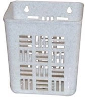 Väike rippuv plastkorv 12 × 10 × 13 cm – värvivalik