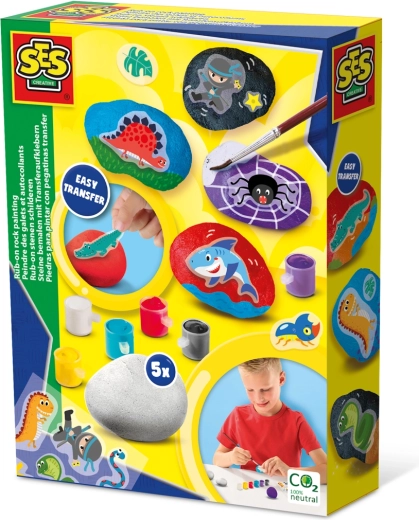 SES Creative kividele maalimine ülekantavate motiividega