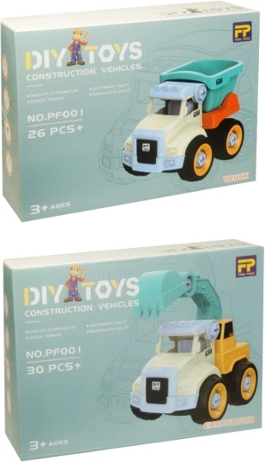 Kokkukruvitav ehitusauto kruvikeerajaga