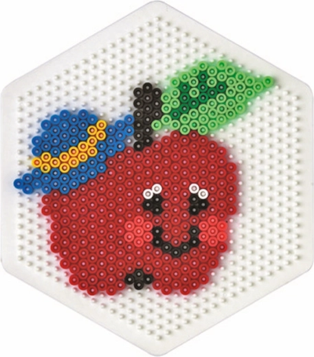 Hexagonal pegboard for 5 mm fuse beads