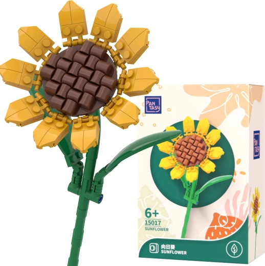 Pantasy Sunflower Building Set 10 cm, 115 pieces