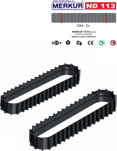 Merkur rubber tracks ND113 – spare part