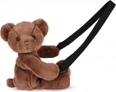 Doudou plüüsist õlakott pruun karuke 30 cm