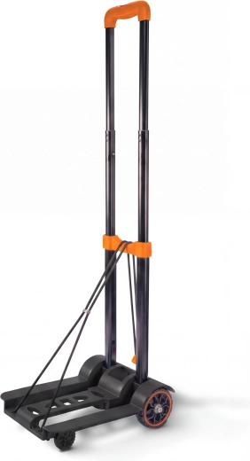 Folding hand truck with securing strap, load capacity 50 kg