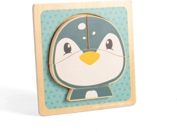 Wooden Puzzle Penguin Bigjigs Toys