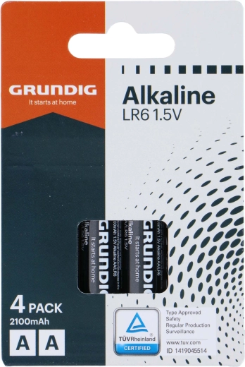 Aluselised AA-patareid GRUNDIG 2100 mAh, 4 tk