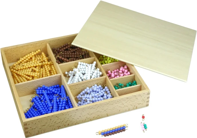 Moyo Montessori helmeste karp – värvilised astmed (1–10)