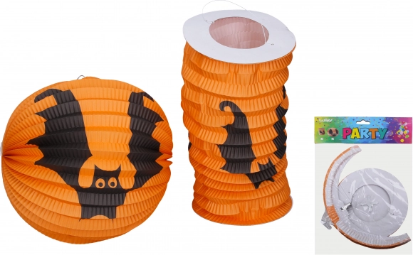 Dekoratiivsete paberlaternate komplekt – kera 25 cm ja silinder 15 cm