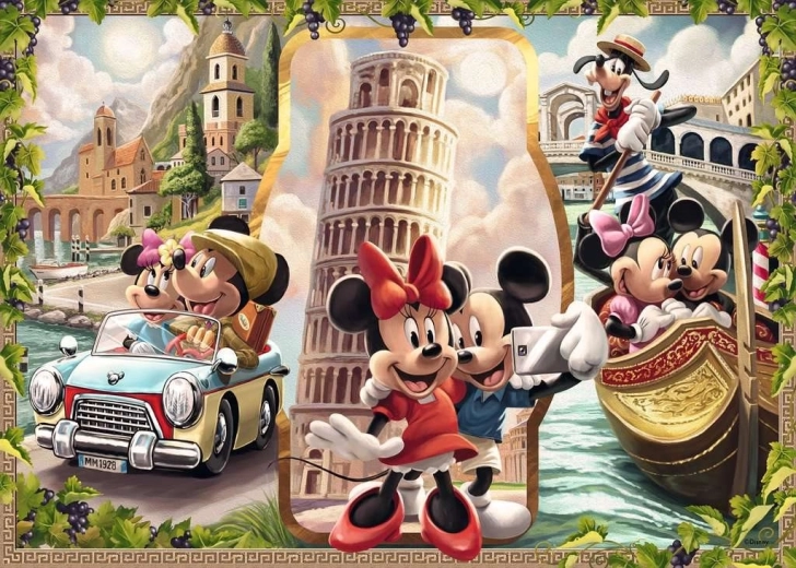 Pusle RAVENSBURGER Mickey ja Minnie puhkusel 1000 tükki