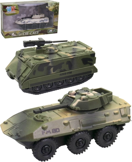 Tagasiveoga metallist tank mõõtkavas 1:55 – 1 tk