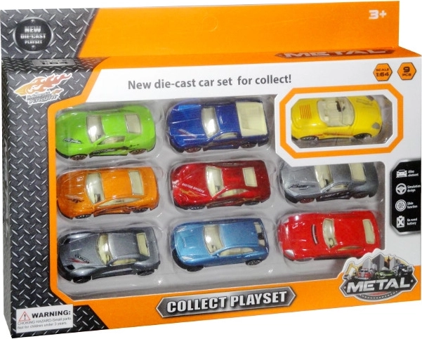 9 sportauto mudelite komplekt 1:64