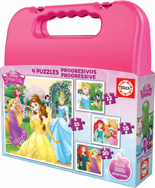 Disney printsesside pusle kohvris 4-in-1