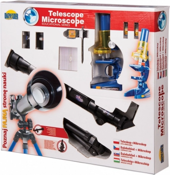 Hariduskomplekt teleskoobi ja mikroskoobiga