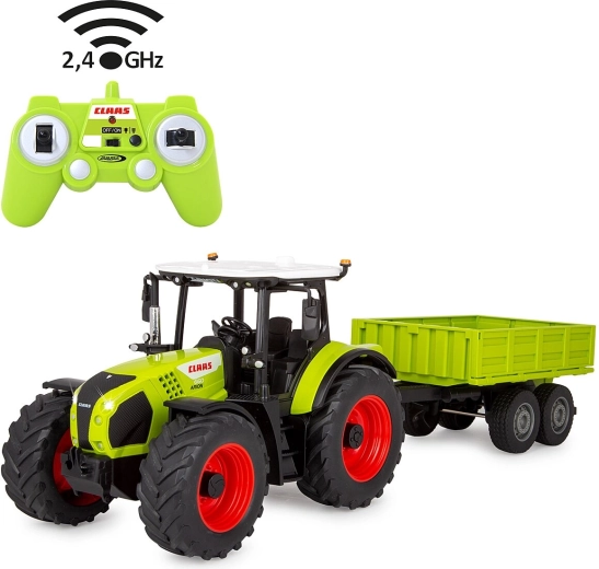 RC Claas Arion 660 Tractor with Tipping Trailer 1:24