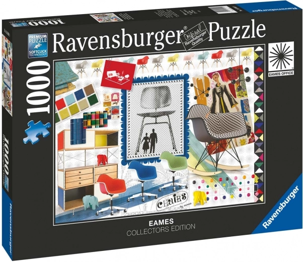 Ravensburgeri pusle Eames Design klassikalised toolid 1000 tükki