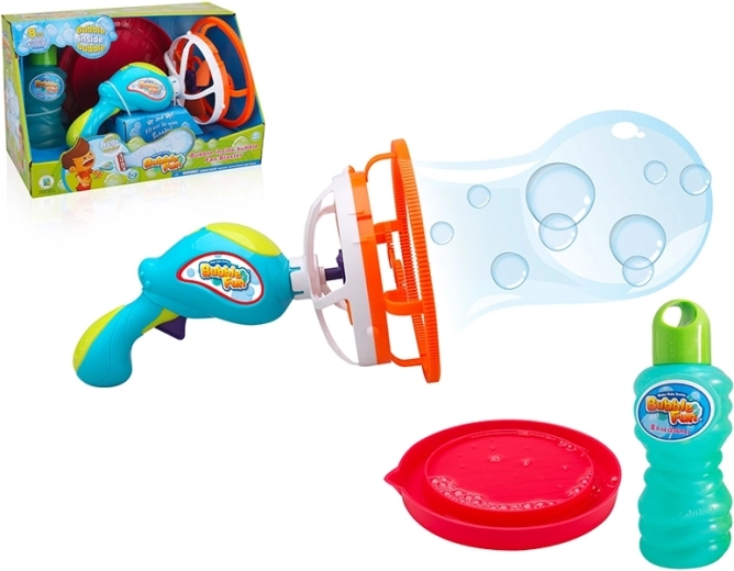 Jumbo Bubble Machine with 236 ml Refill Bubble Fun