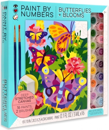 Paint by numbers butterflies