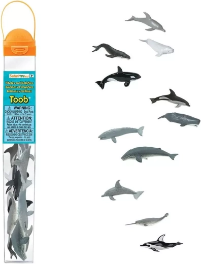Safari Ltd. whales and dolphins tube