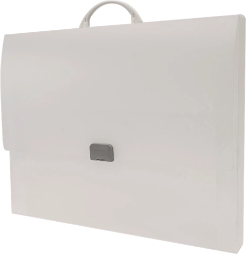 Opaline Frosty Clear Briefcase for A3 Documents