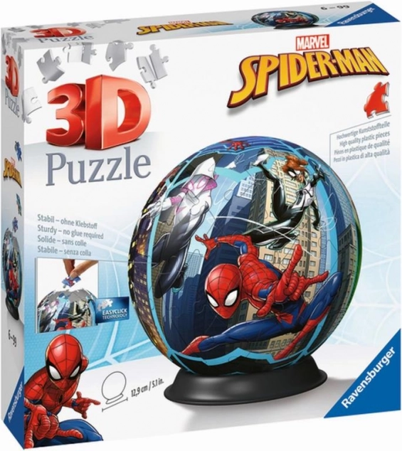 Ravensburger 3D puslekuul SPIDERMAN 73 tükki