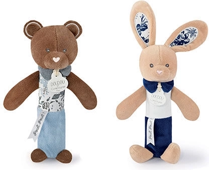 Piiksuv kõristi karu 17 cm – DOUDOU