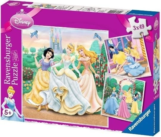 Ravensburger pusle Disney printsessid: Unenäod 3x49 tükki