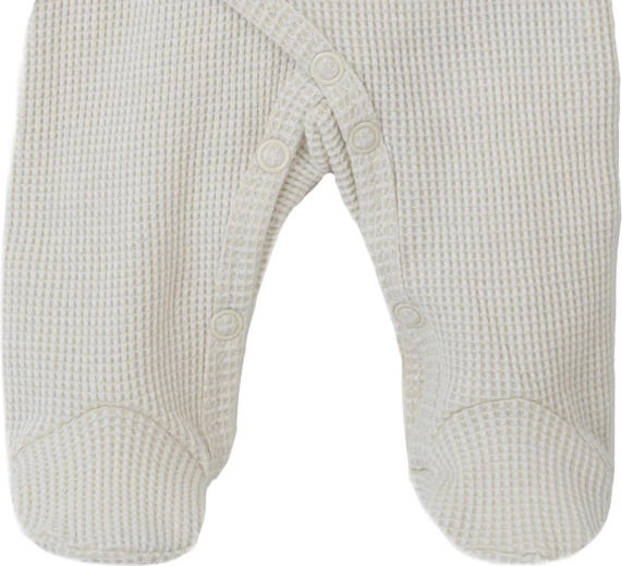 Snaps in the crotch for quick diaper changes