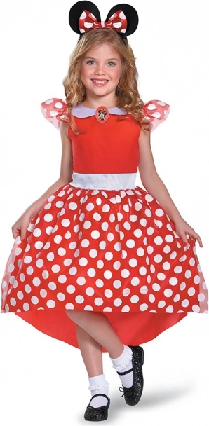 Minnie kostüüm lastele vanuses 5–6 aastat