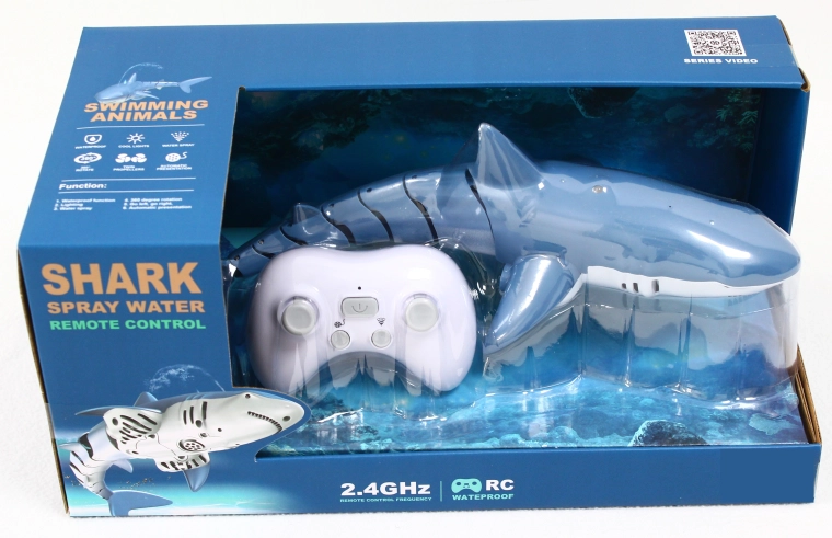 Remote-Controlled Silver Shark